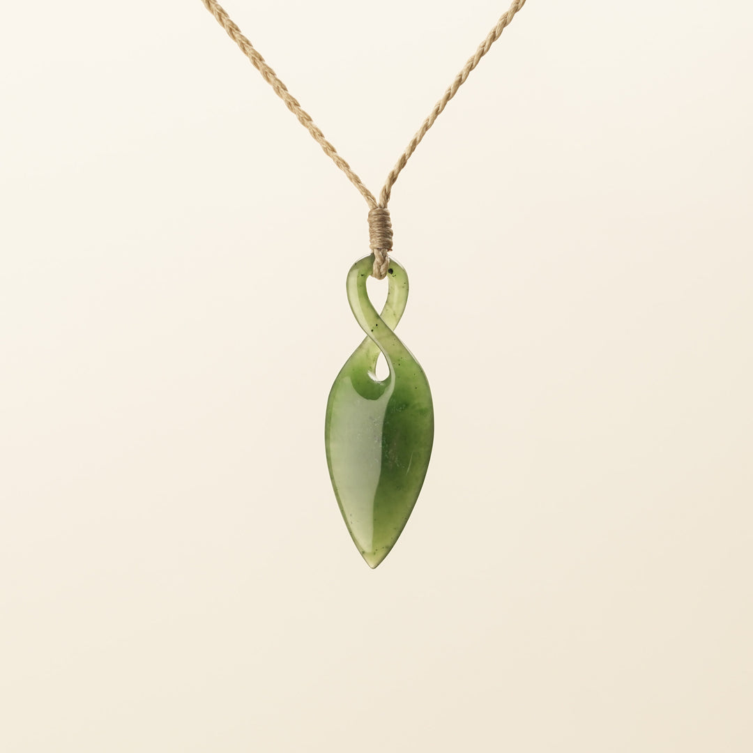 Single Pikorua Greenstone Pendant