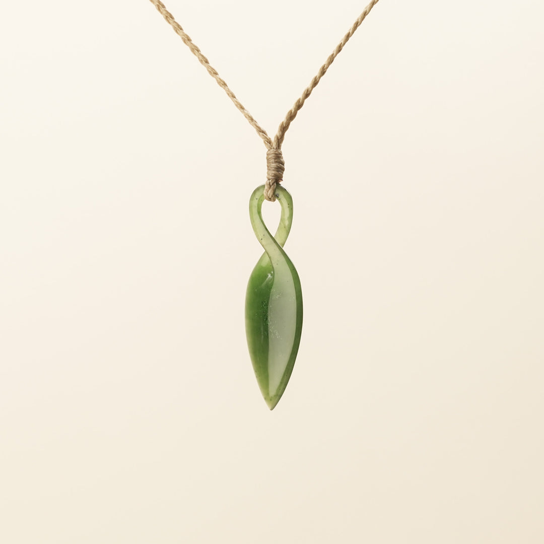 Single Pikorua Greenstone Pendant