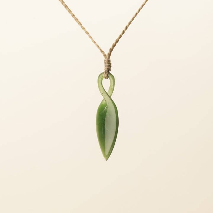 Single Pikorua Greenstone Pendant