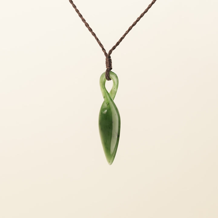 Single Pikorua Greenstone Pendant