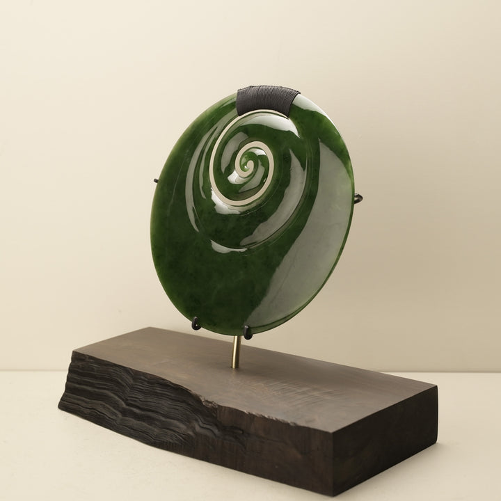 Koru Pounamu Sculpture