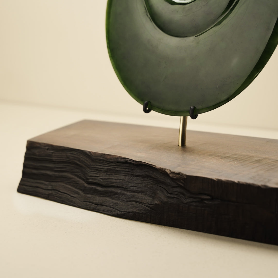 Koru Pounamu Sculpture