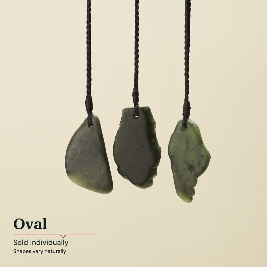 Drop Greenstone Large Pendant