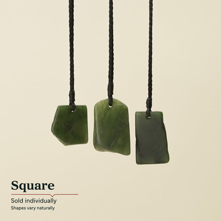 Drop Greenstone Large Pendant