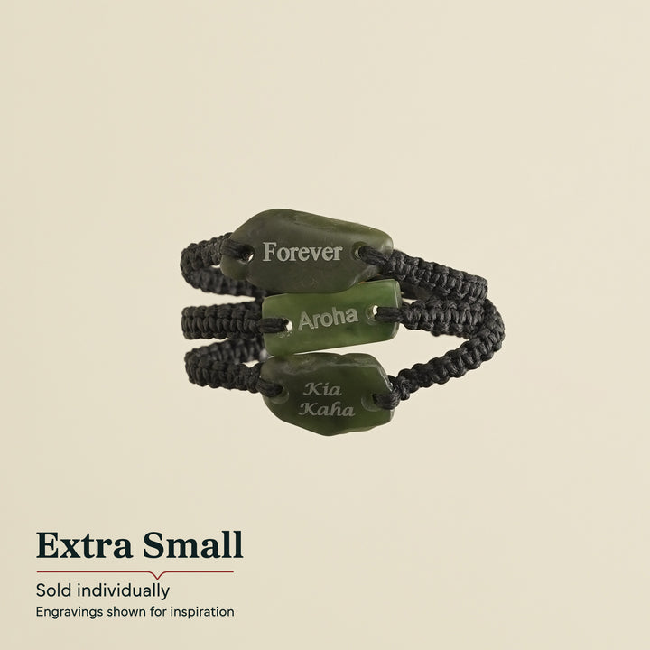 Engraved Greenstone Bracelet