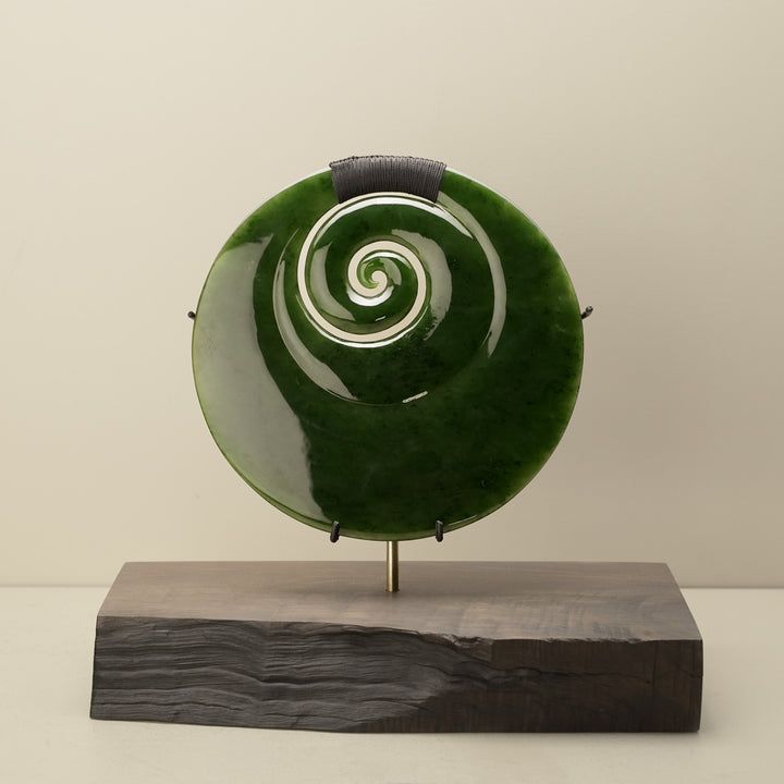 Koru Pounamu Sculpture