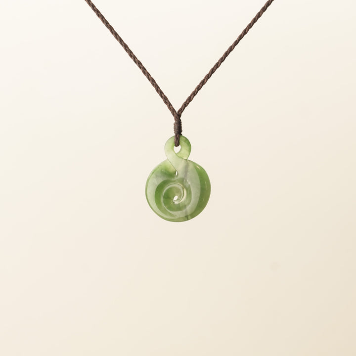 Kahurangi Medium Pikorua Koru Pounamu Pendant