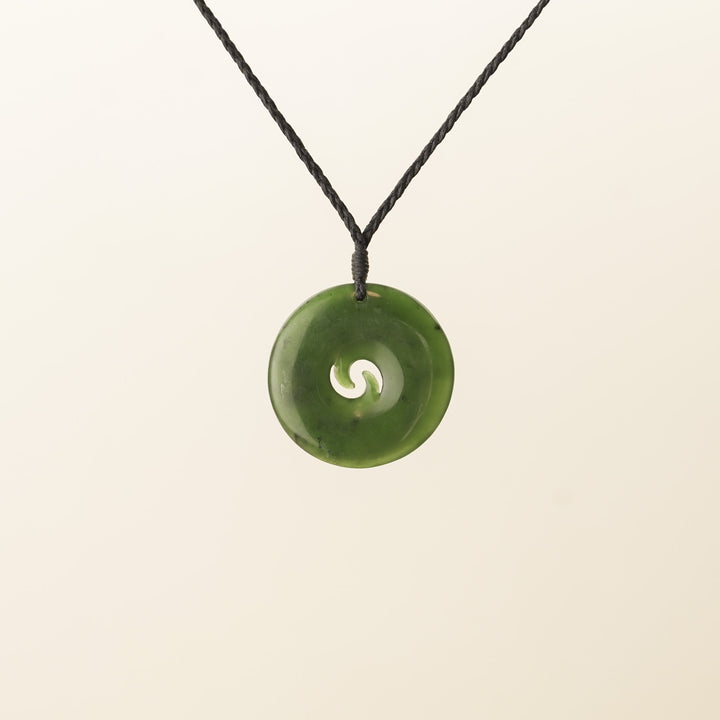 Kawakawa Medium/Large Double Koru Pounamu Pendant