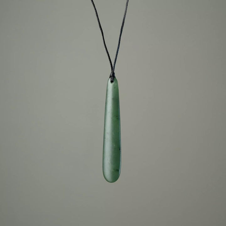 Roimata Teardrop Matte Pendant slim