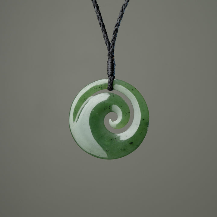 Large Greenstone Koru