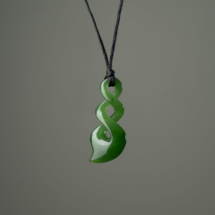 Small Greenstone Pikorua Pendant