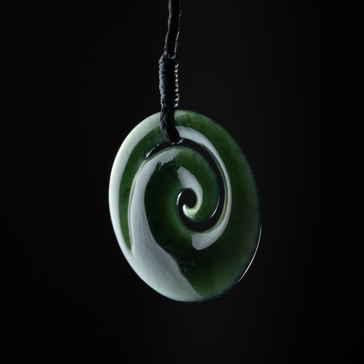Large Greenstone Koru