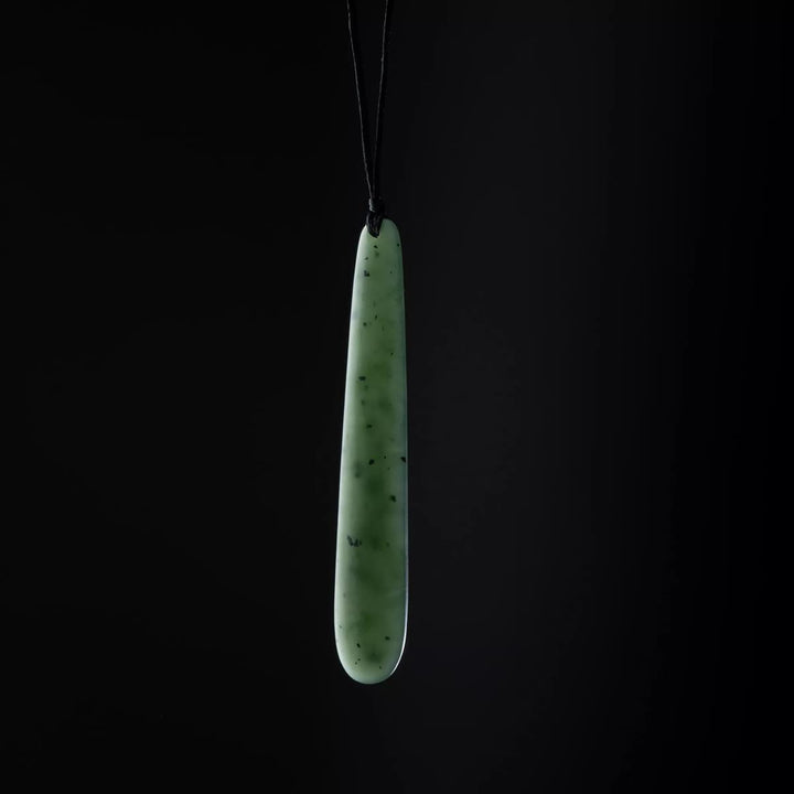 Roimata Teardrop Matte Pendant slim