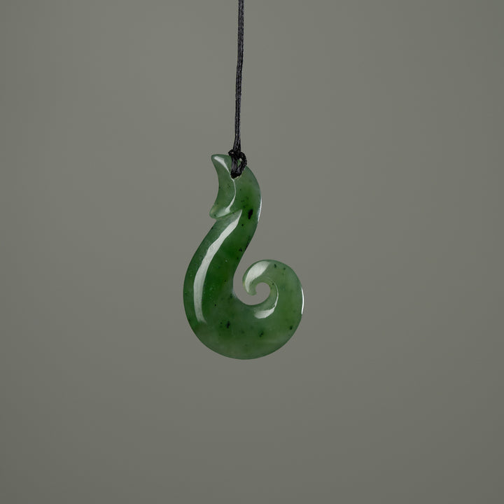Hei Matau Whale's Tail Pendant