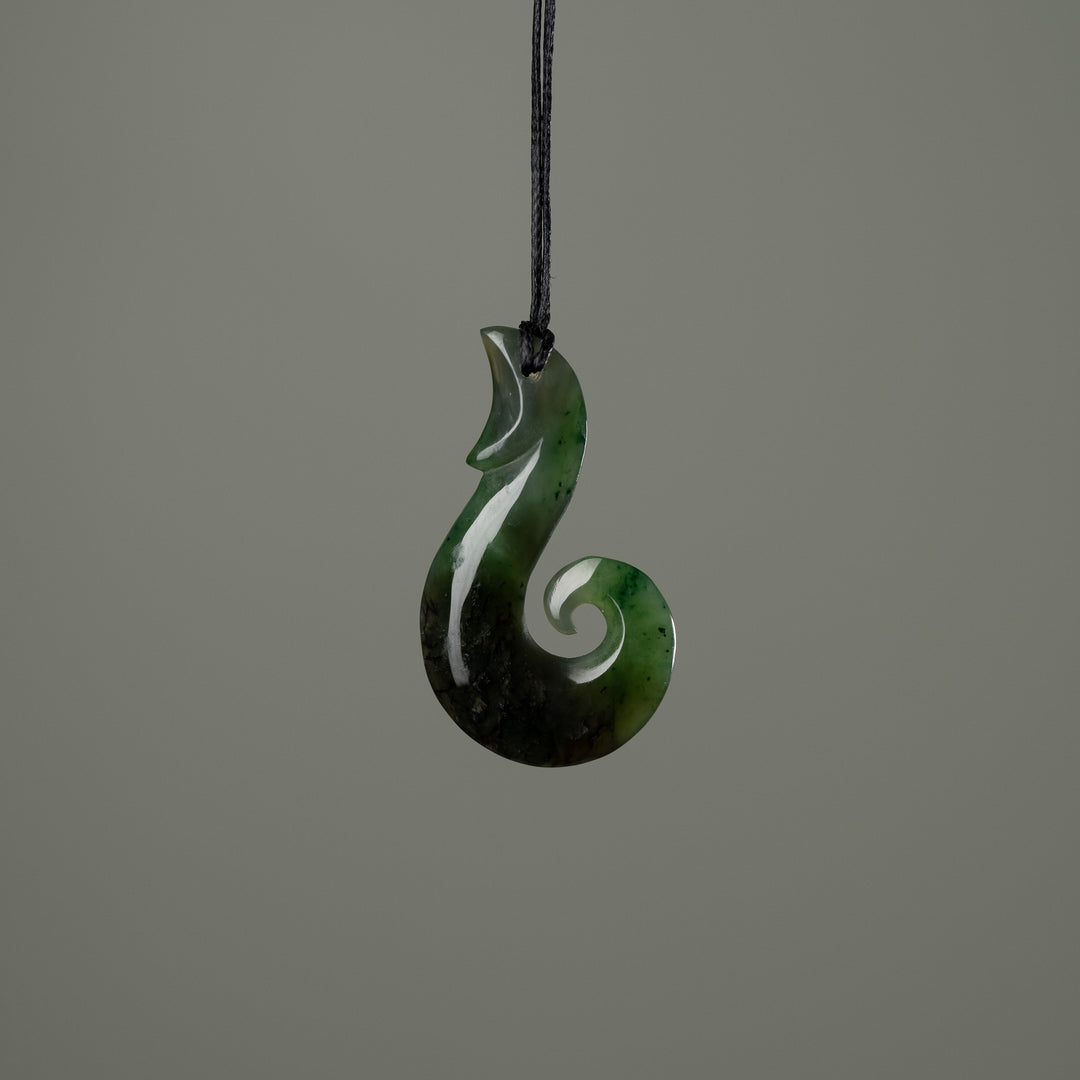 Hei Matau Whale's Tail Pendant