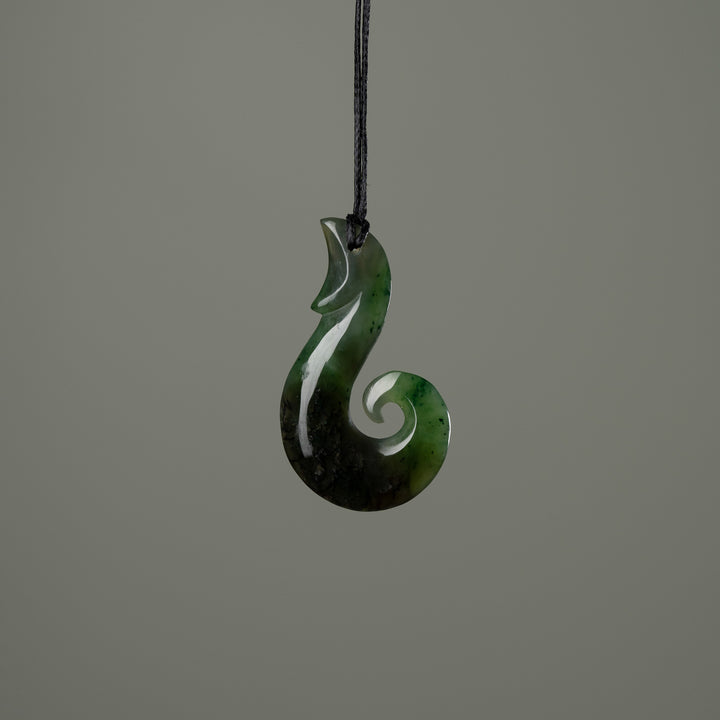 Hei Matau Whale's Tail Pendant