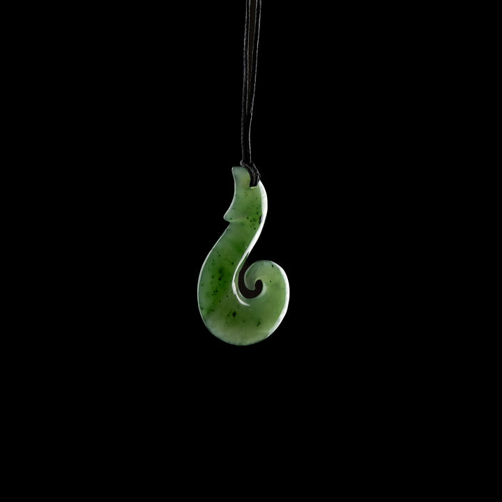 Hei Matau Whale's Tail Pendant