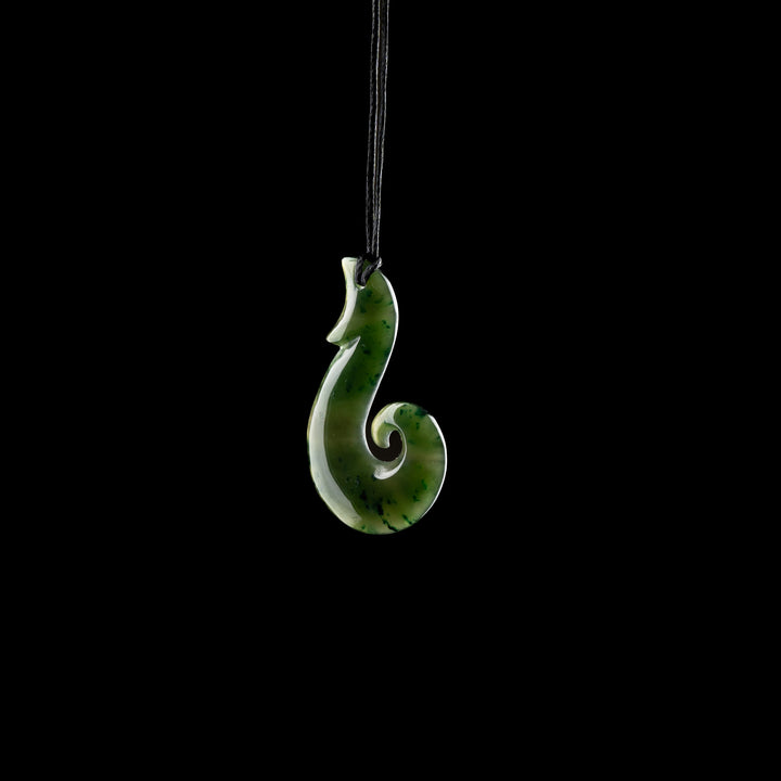 Hei Matau Whale's Tail Pendant