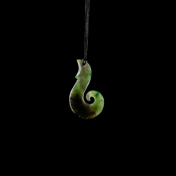Hei Matau Whale's Tail Pendant