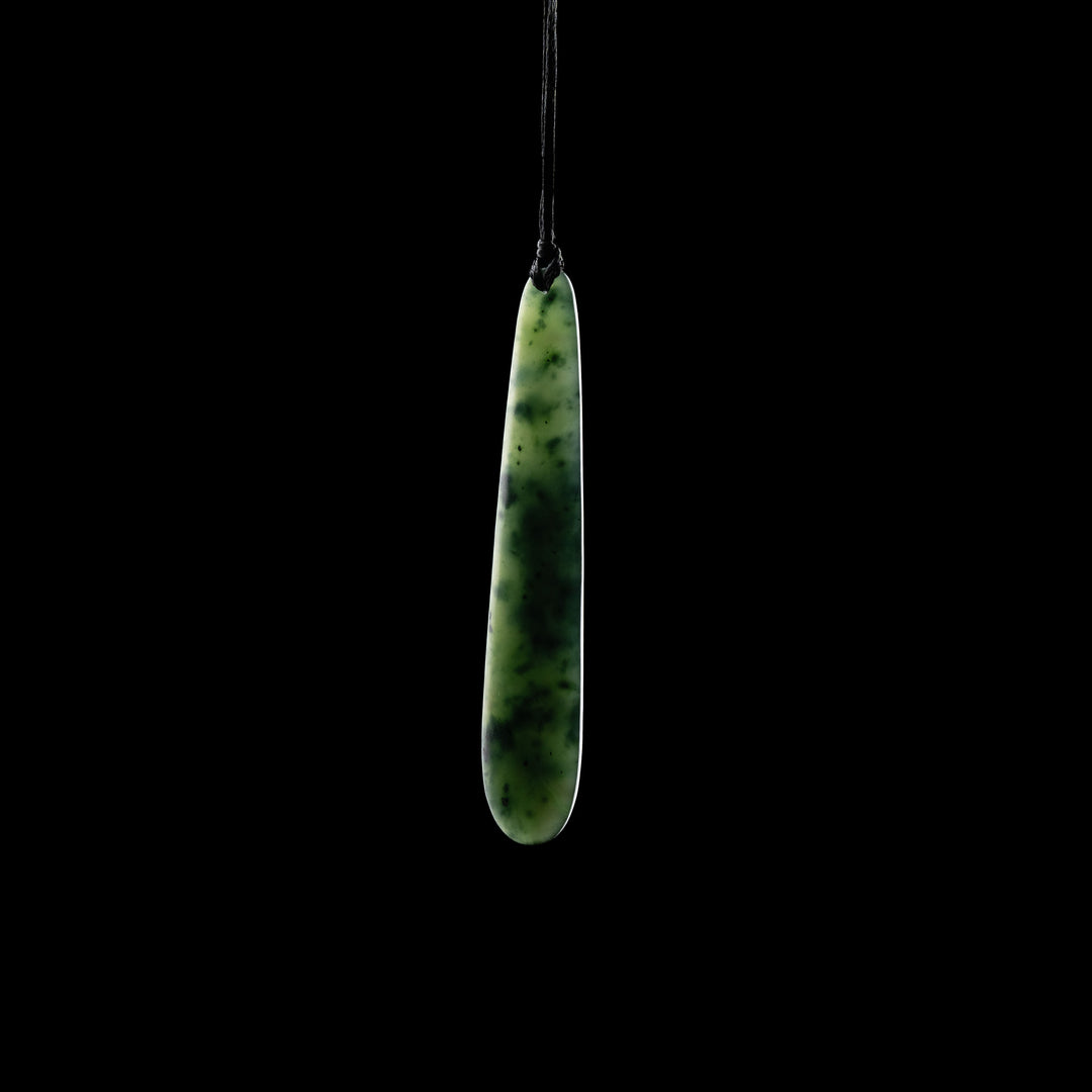 Roimata Teardrop Matte Pendant slim