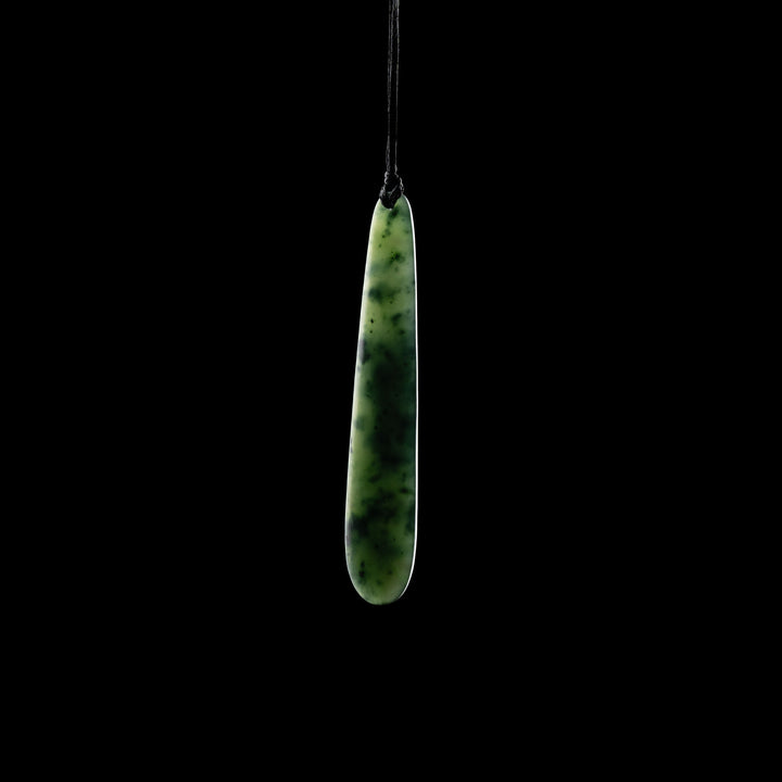 Roimata Teardrop Matte Pendant slim