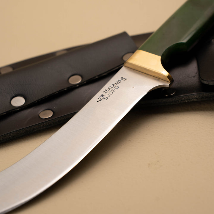 Pounamu Skinning Knife: Svord Carbon Steel 15cm
