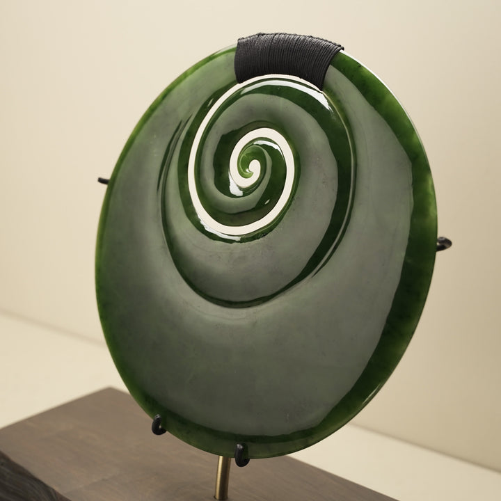 Koru Pounamu Sculpture