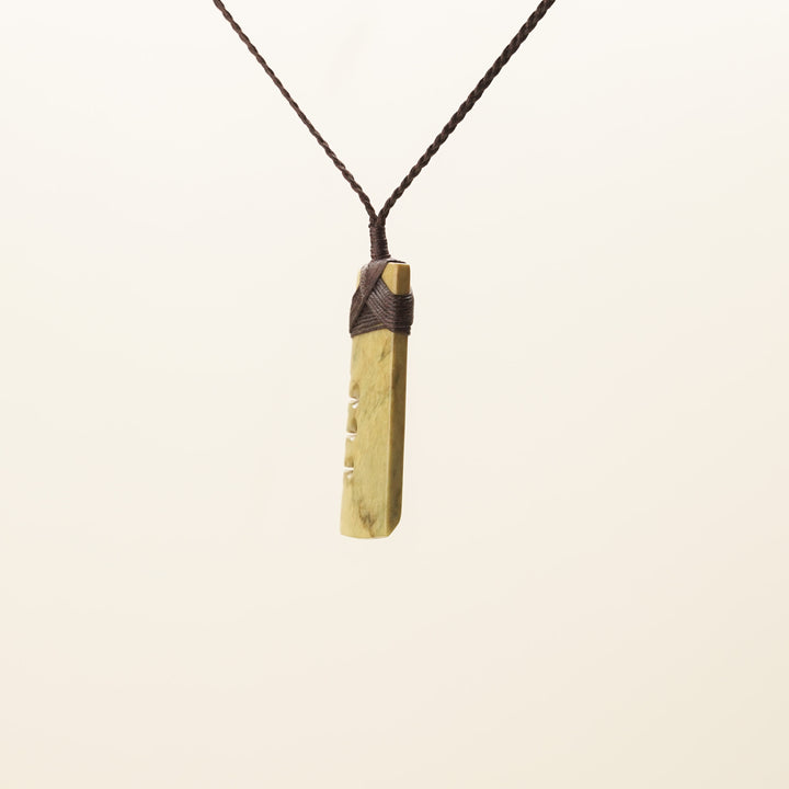 Pounamu Notched Toki Large Pendant