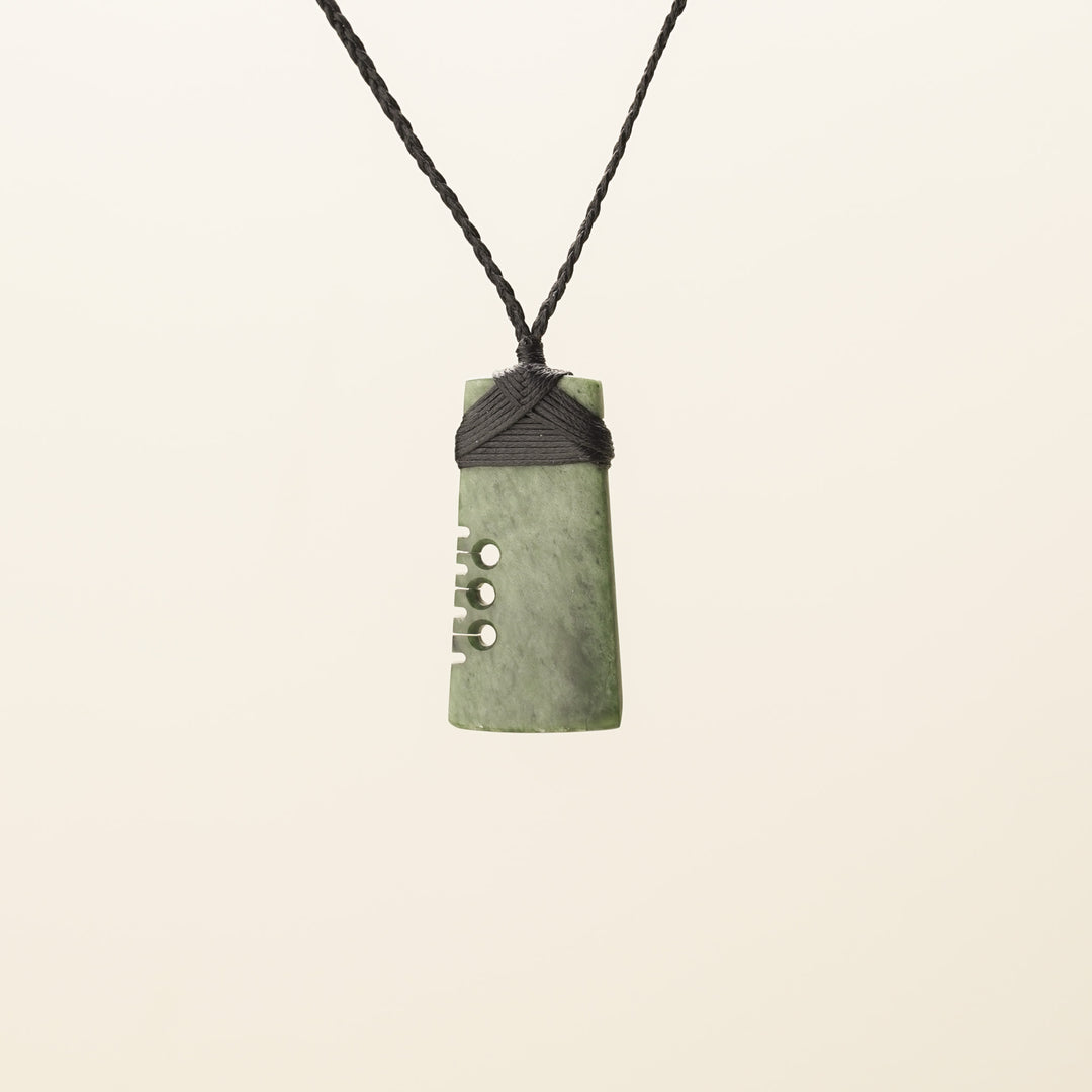 Notched Small Toki Pounamu Pendant