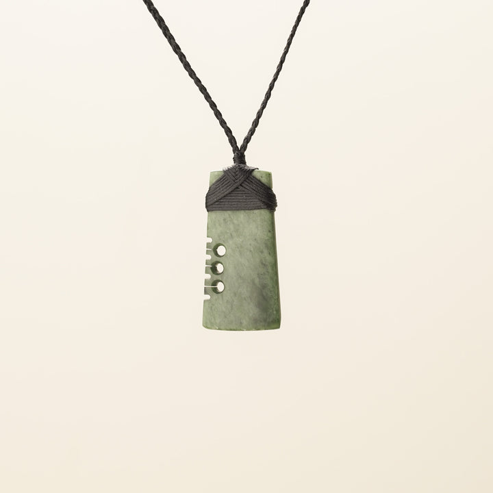 Notched Small Toki Pounamu Pendant