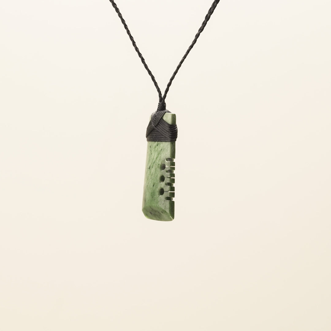 Notched Small Toki Pounamu Pendant