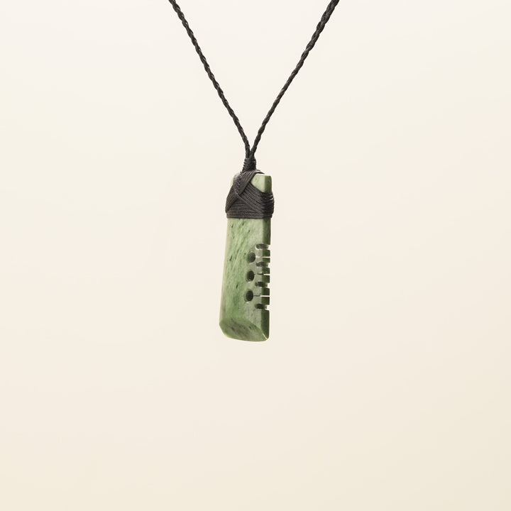 Notched Small Toki Pounamu Pendant