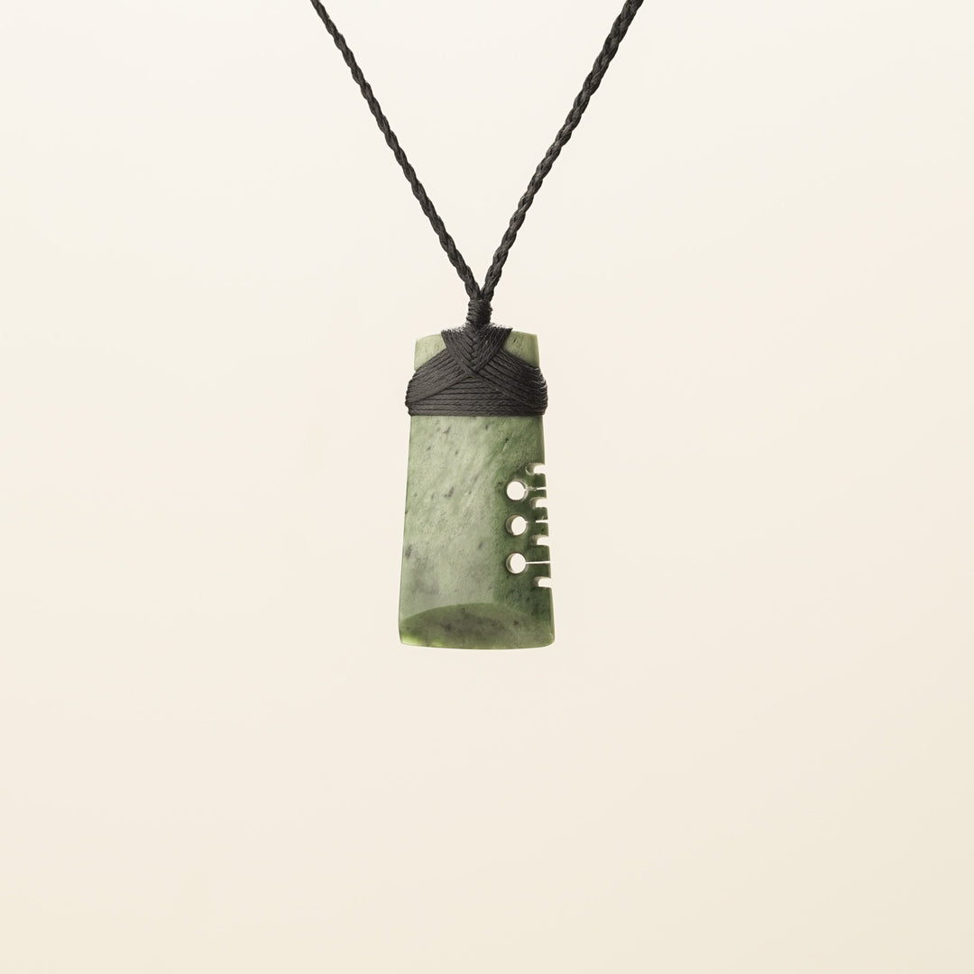 Notched Small Toki Pounamu Pendant