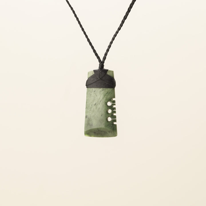 Notched Small Toki Pounamu Pendant