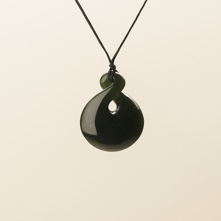 Single Pikorua Greenstone Pendant