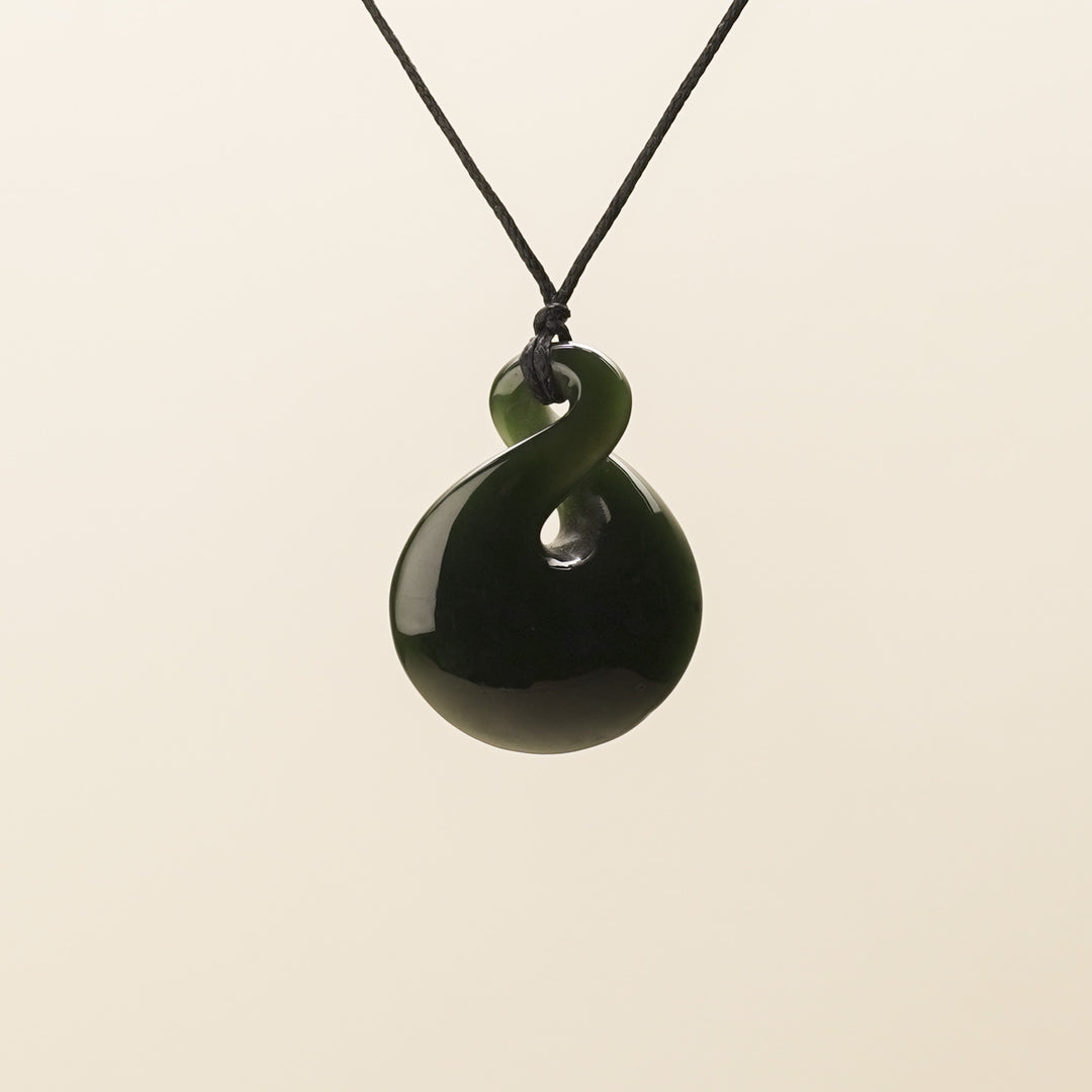 Single Pikorua Greenstone Pendant