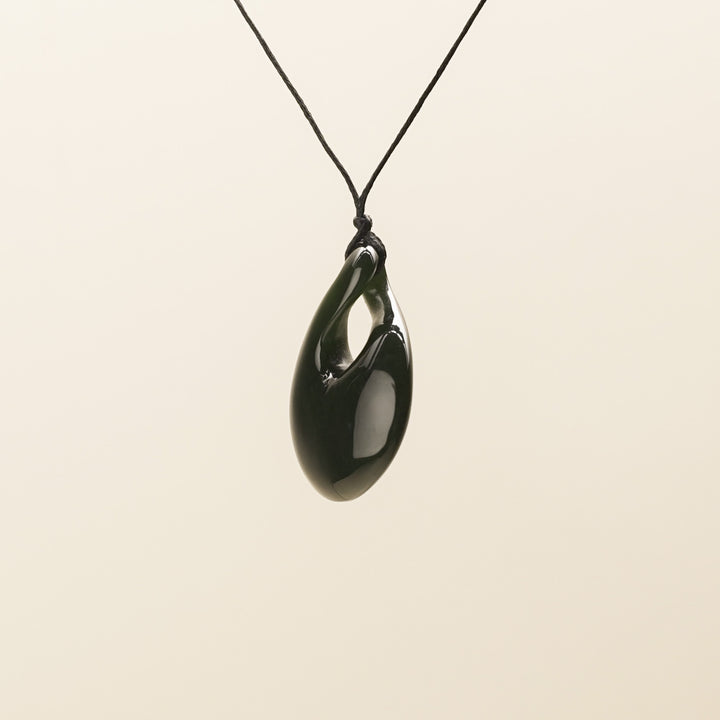 Single Pikorua Greenstone Pendant