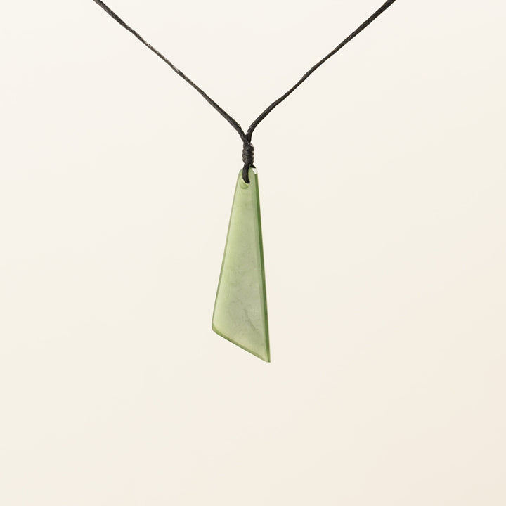 Kahurangi Medium Angled Toki Pounamu Pendant
