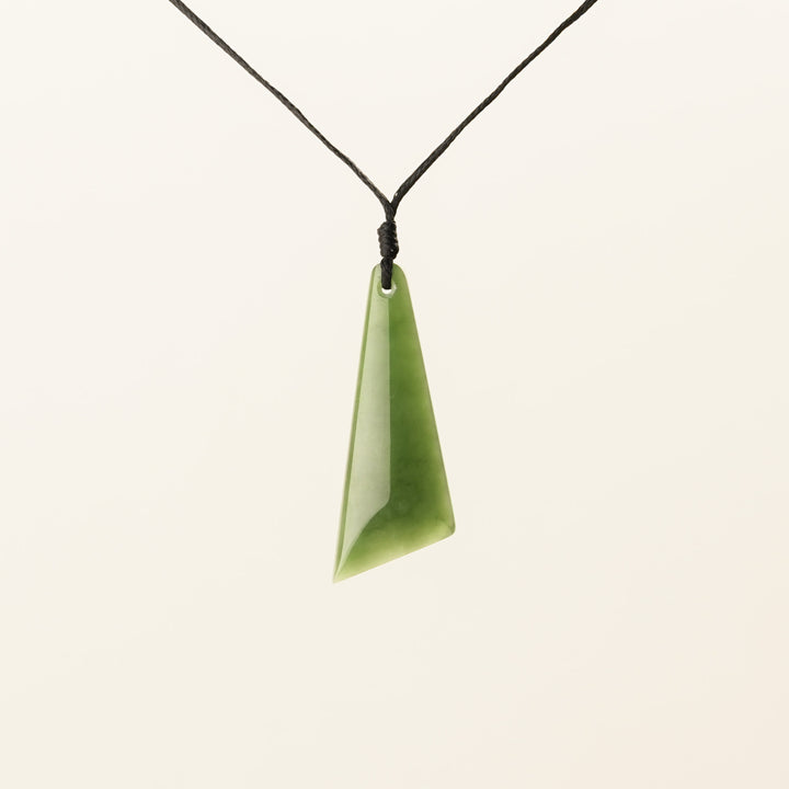 Kahurangi Medium Angled Toki Pounamu Pendant