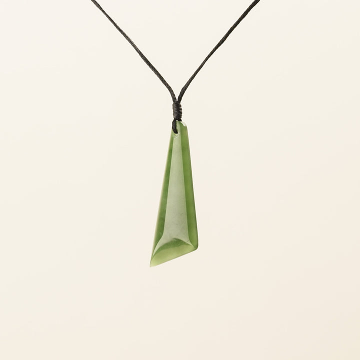 Kahurangi Medium Angled Toki Pounamu Pendant