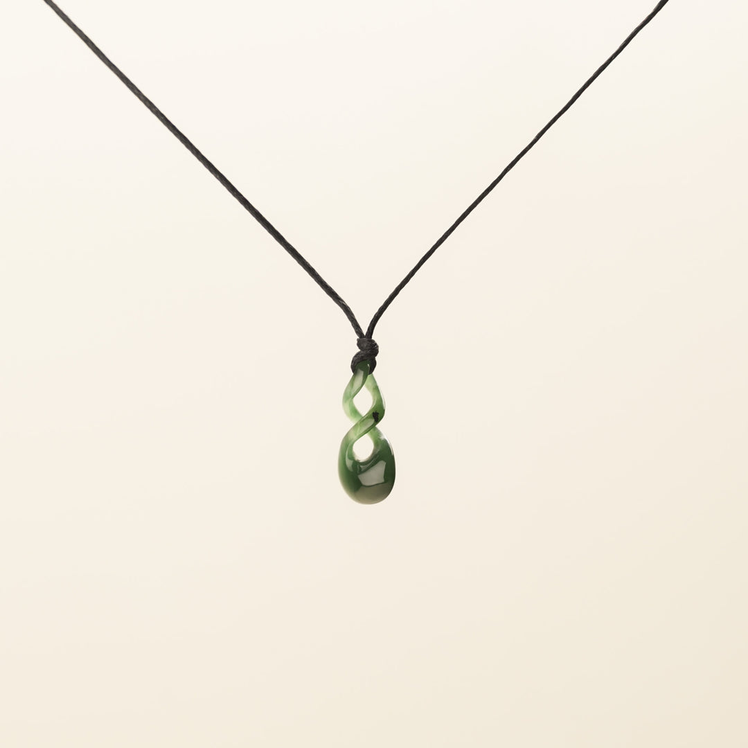 Greenstone XS Pikorua Double Pendant