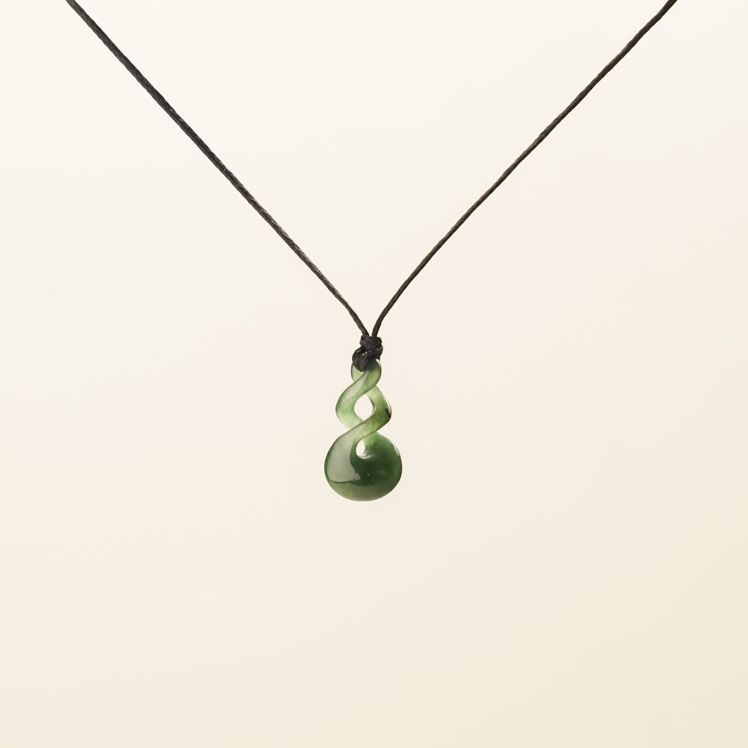 Greenstone XS Pikorua Double Pendant
