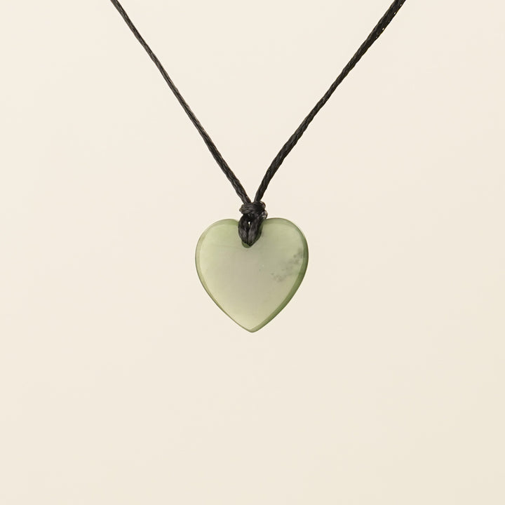 Greenstone Small Classic Heart Manawa Pendant
