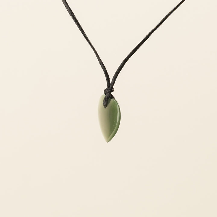 Greenstone Small Classic Heart Manawa Pendant