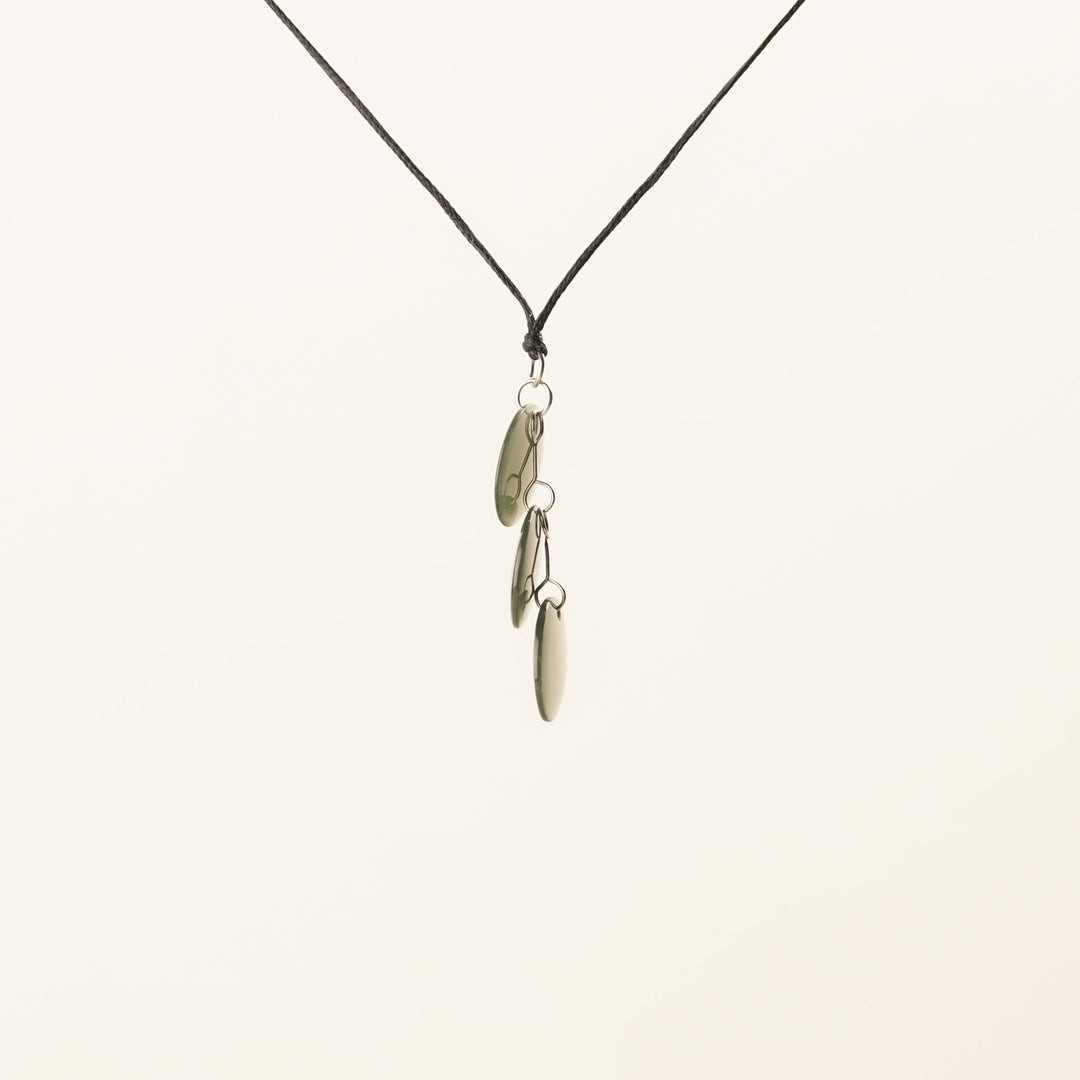Greenstone Small Triple Disc Pendant