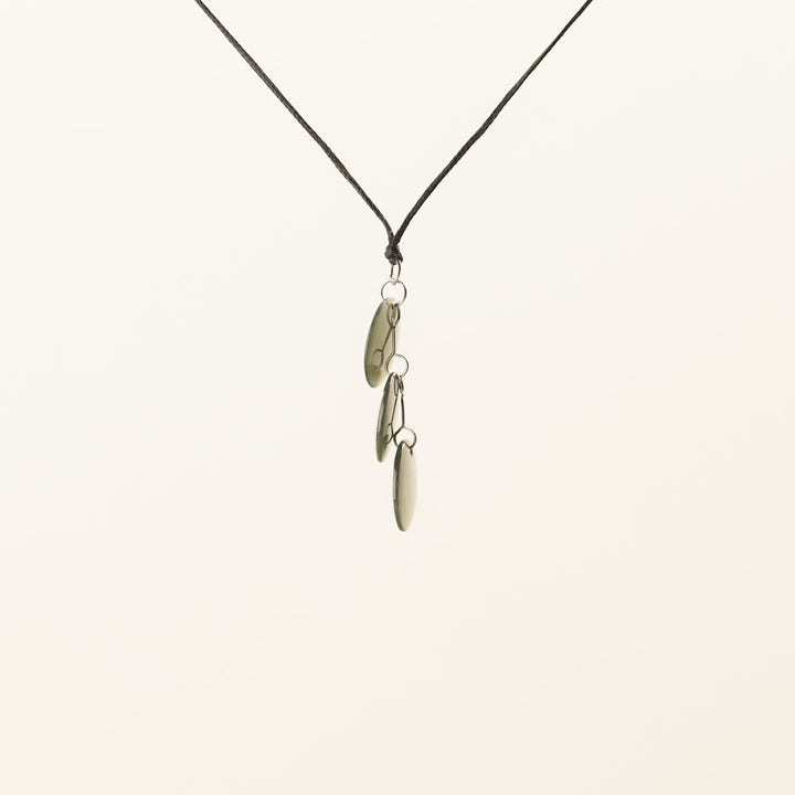Greenstone Small Triple Disc Pendant