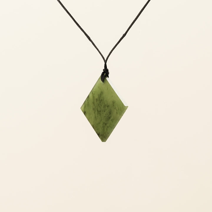 Medium Square Greenstone Pendant