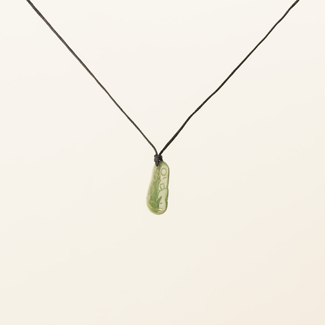 Greenstone XS Hei Tiki Pendant
