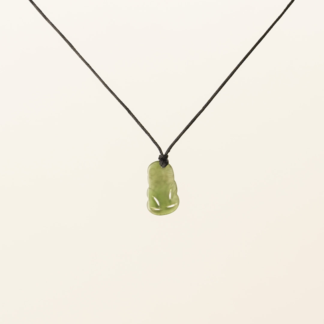 Greenstone XS Hei Tiki Pendant