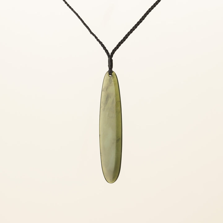 Tangiwai Large Oval Roimata Pounamu Pendant